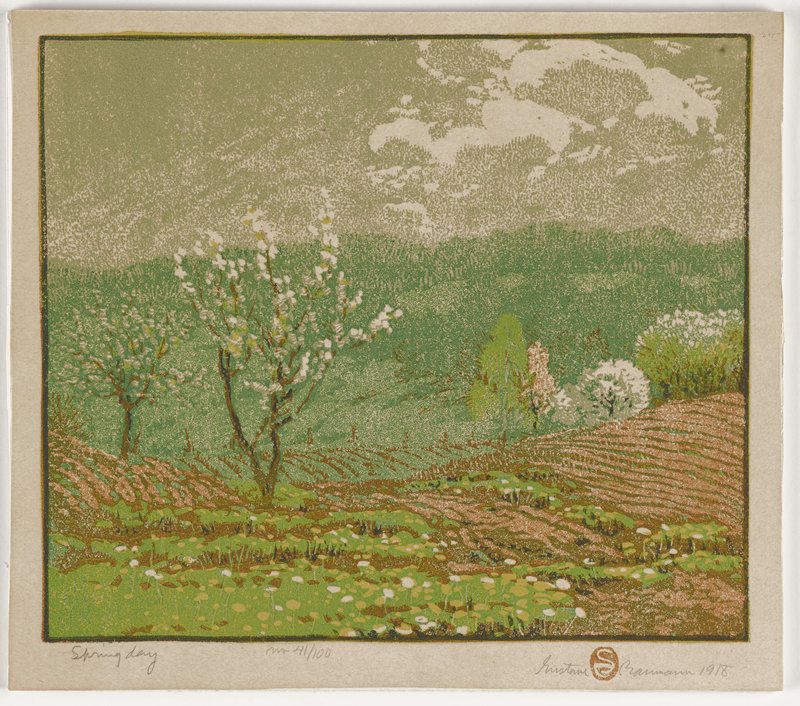 Spring Day, Gustave Baumann, 1918