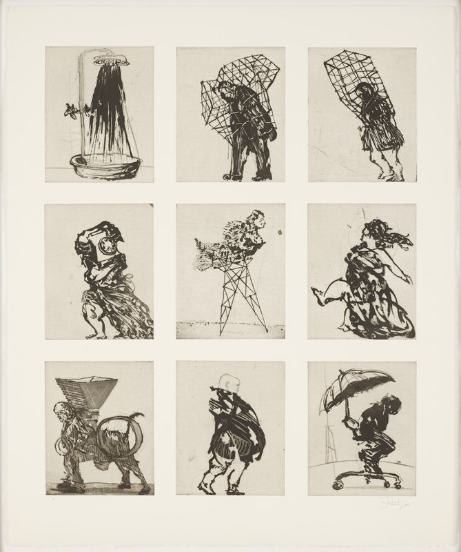 Zeno at 4 a.m., William Kentridge, 2001