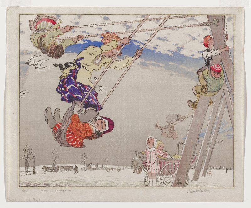 Snow in Springtime, John Edgar Platt, 1919–20