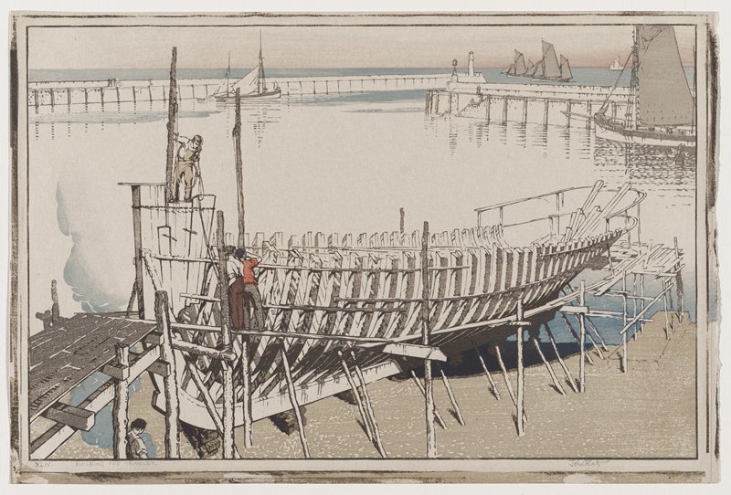 Building the Trawler, John Edgar Platt, 1929