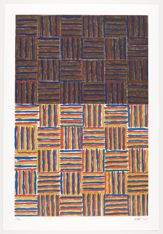 DNA Etching I, McArthur Binion, 2015