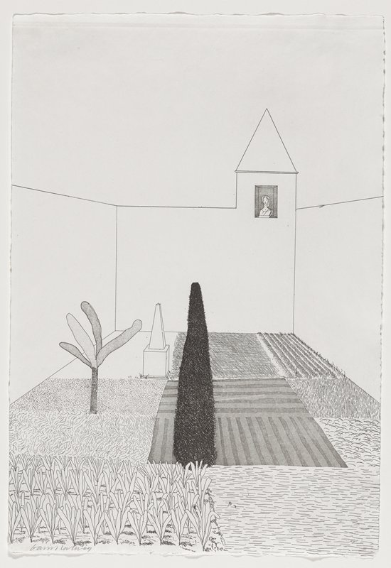 Rapunzel Growing in the Garden, David Hockney, 1969 (published 1970)