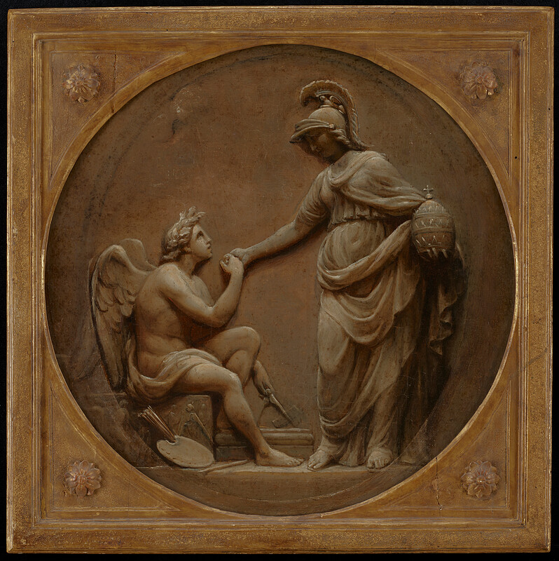 Artes Resurgent Sacred Rome Preparing to Elevate the Genius of the Fine Arts, Christoph Unterberger, c. 1772