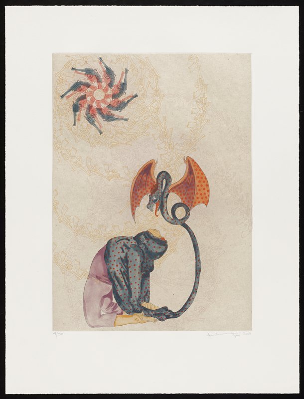 Untitled (Woman/Dragon), Ambreen Butt, 2008