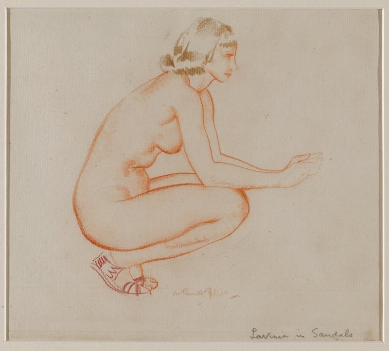 Lavinia in Sandals, William Russell Flint, 20th century