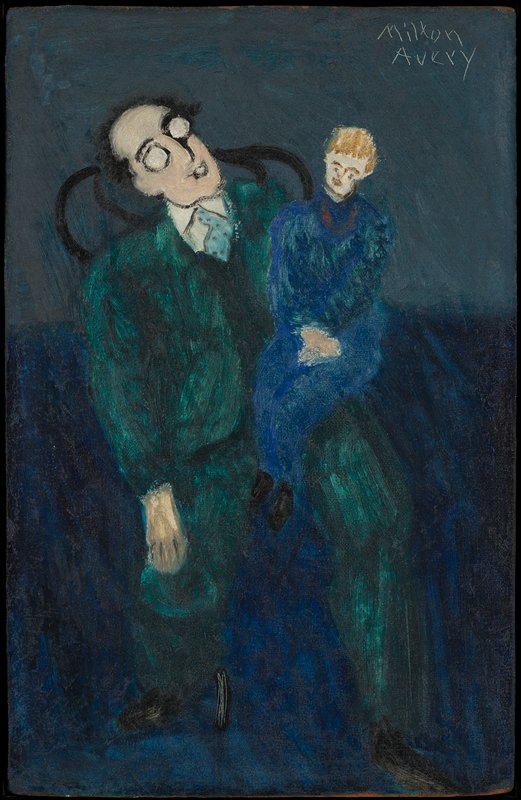 Rothko with Child, Milton Avery, 1932