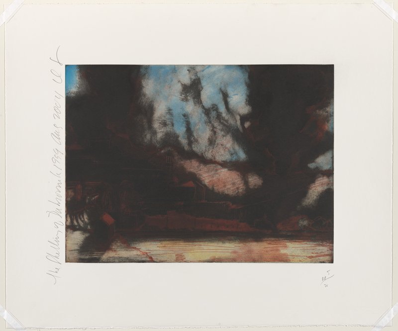 The Shelling of Dubrovnik 1999, Donald Sultan, August 2004