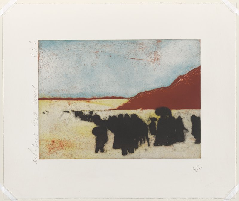 Refugees, Donald Sultan, October 2004