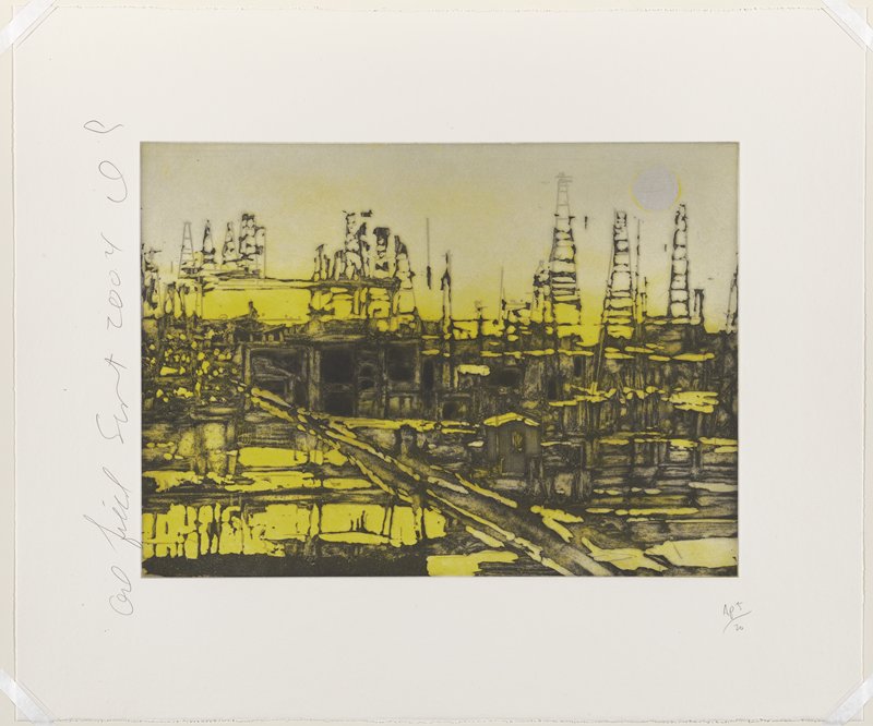 Oil Field, Donald Sultan, September 2004