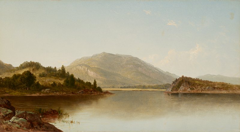 Bear Mountain and Iona Island on the Hudson River, David Johnson, 1872