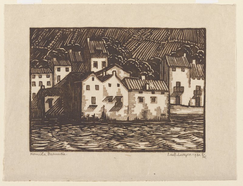 Komiža, Dalmatia, Isabel de Bohun Lockyer, 1930