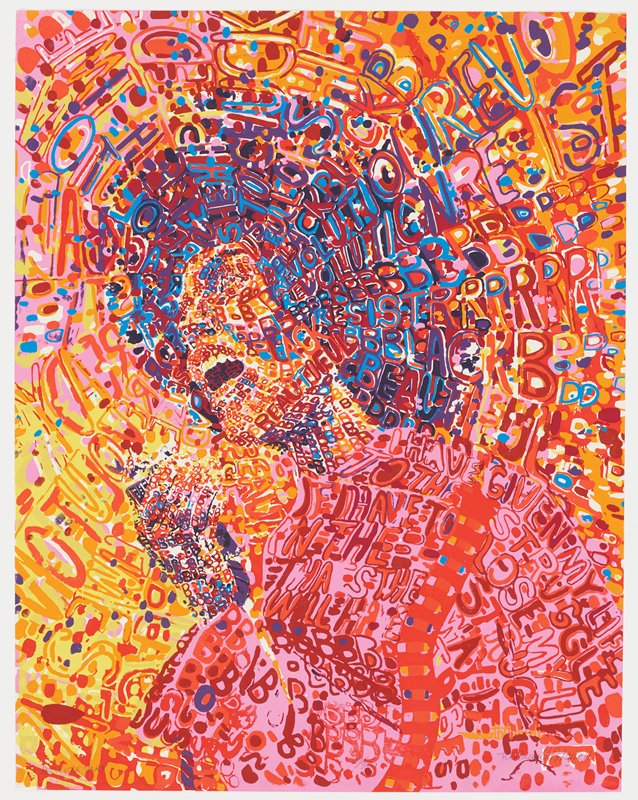 Revolutionary (Angela Davis), Wadsworth Jarrell, 1972