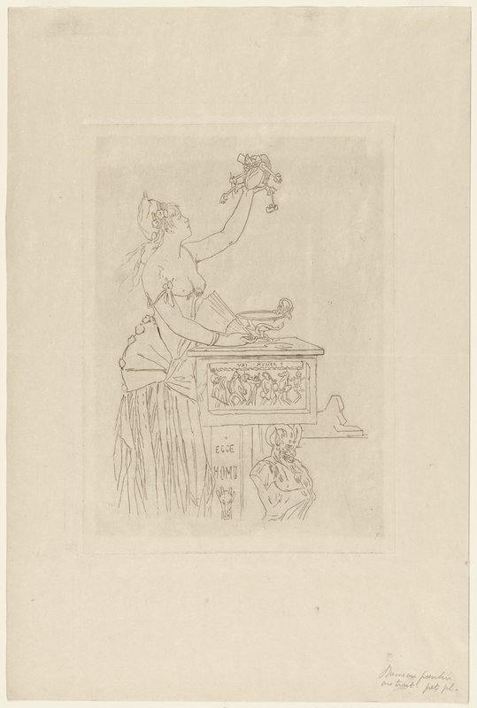 Women with a Puppet, After Félicien Rops, 1900–05