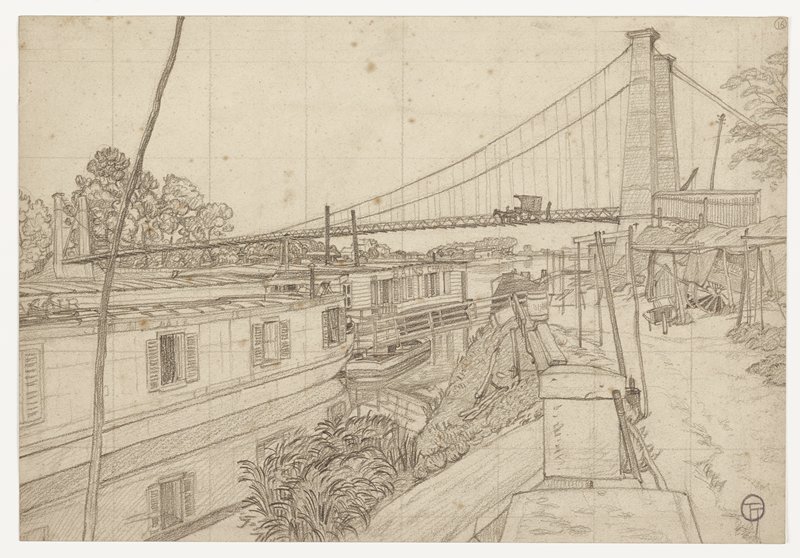 Boathouse Baths on the River Seine, Lucien Ott, c. 1905–14
