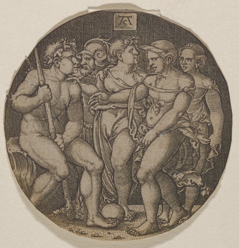 Judgement of Paris, Allaert Claesz, 1520–25