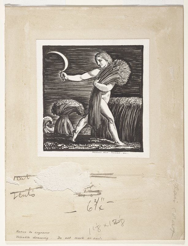 Harvester, Rockwell Kent, 1921