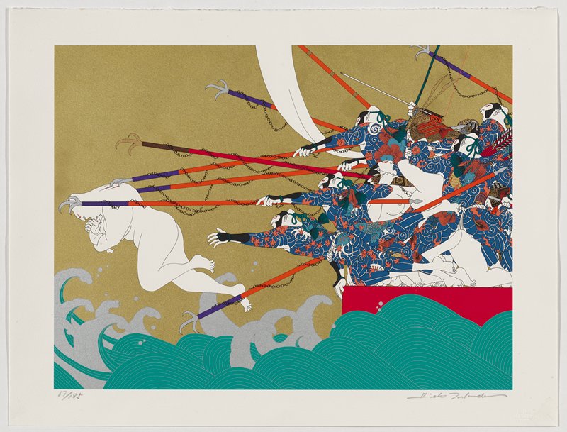 Emperor Antoku Plunges into the Water, Takeda Hideo, 1985