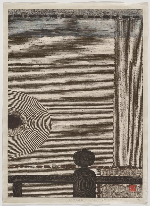 Stone and Sand Garden E, Hashimoto Okiie, 1961