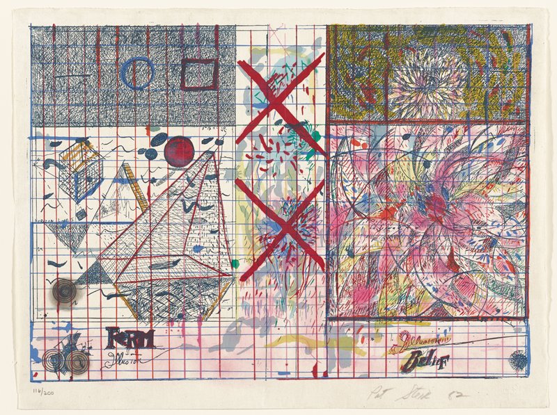 Kyoto Chrysanthemum, Pat Steir, 1982
