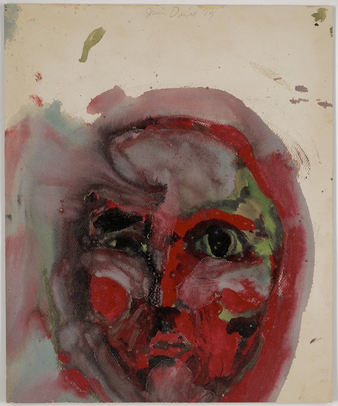 Untitled (Face), Jim Dine, 1959