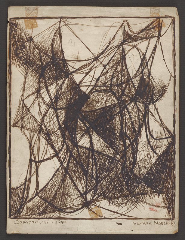 Composition, George Morrison, 1945