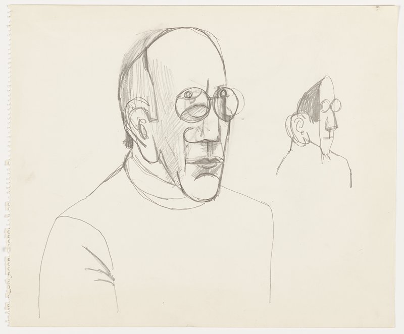 Untitled (Self-portrait), Saul Steinberg, 1985–90