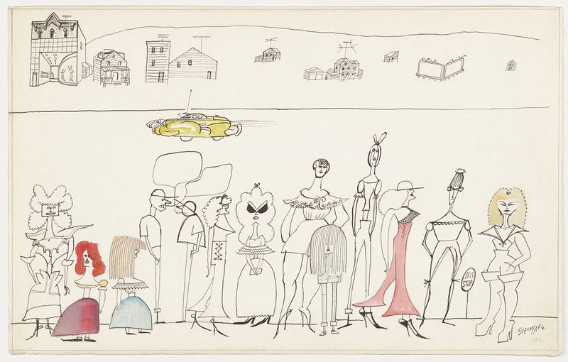 Untitled, Saul Steinberg, 1952