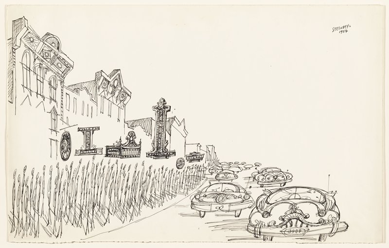 Untitled, Saul Steinberg, 1954