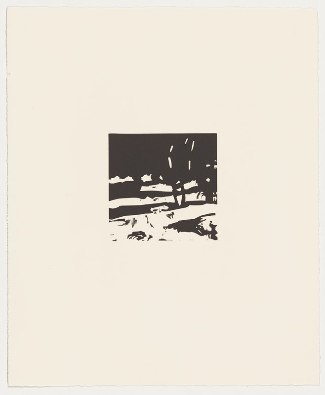 Landscape, Alex Katz, 2001