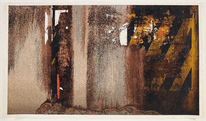 Rust-colored Wall, Yoshida Hodaka, 1992