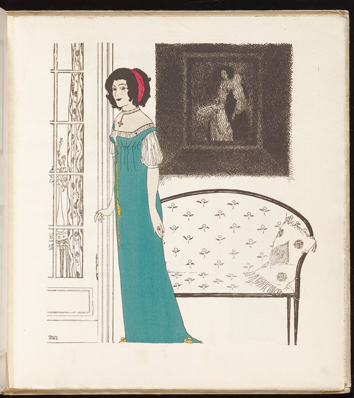Fashion Plate, from Les Robes de Paul Poiret, Paul Poiret, 1908
