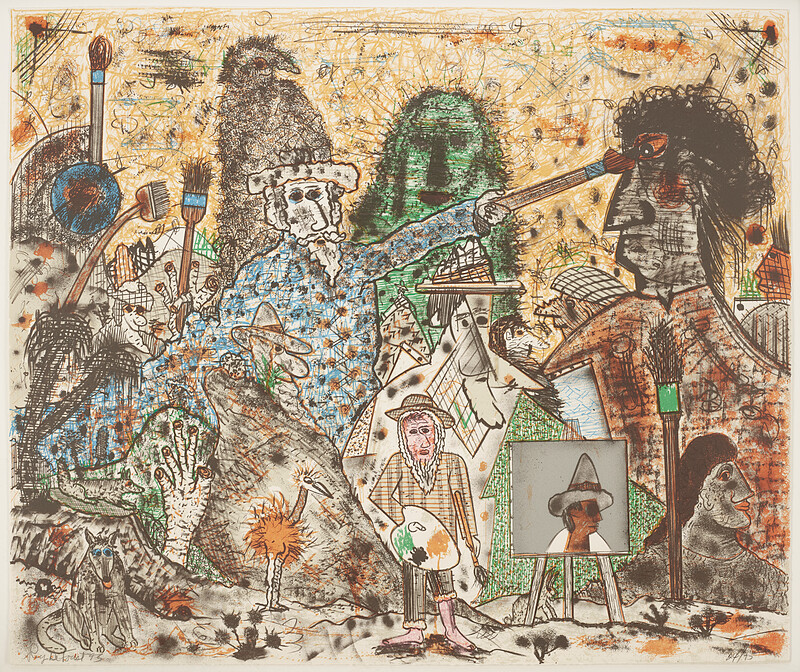 The Painter, Roy De Forest, 1993