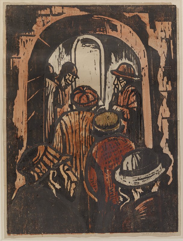 House of Prayer, Jacob Steinhardt, 1905 or 1921