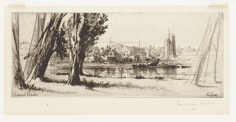Fulham, Francis Seymour Haden, 1859