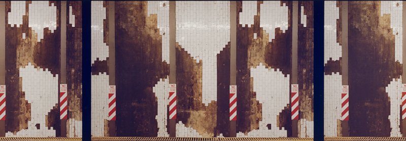 Subway Wall 1989 (Union Square, 14th Street, Lexington Avenue Line, New York City), Kenji Nakahashi, 1989