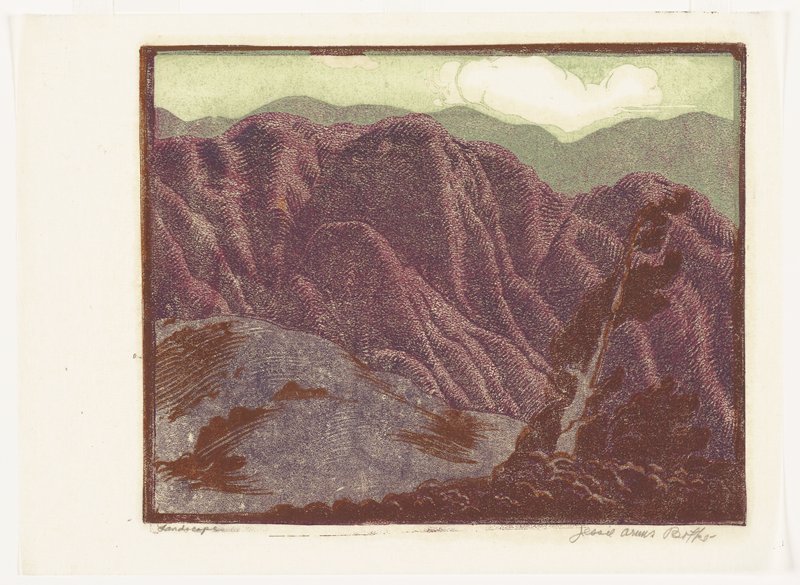 Landscape, Jessie Arms Botke, c. 1930
