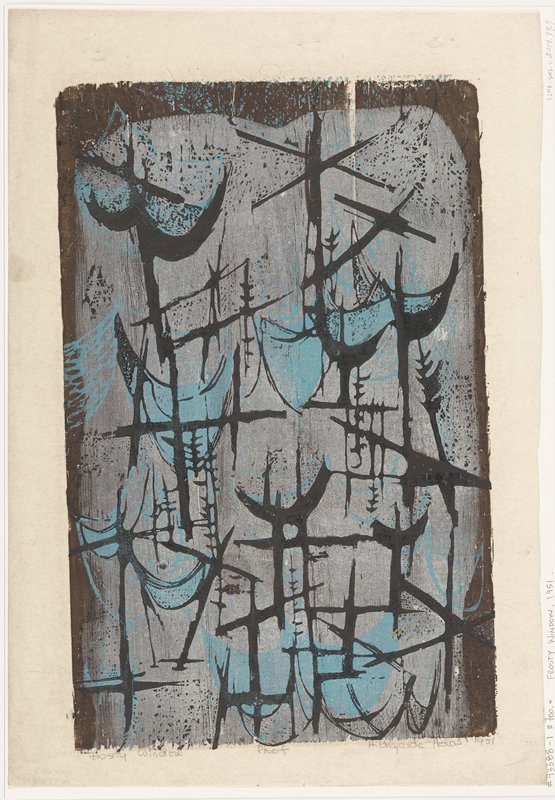 Frosty Window, Hildegarde Haas, 1951