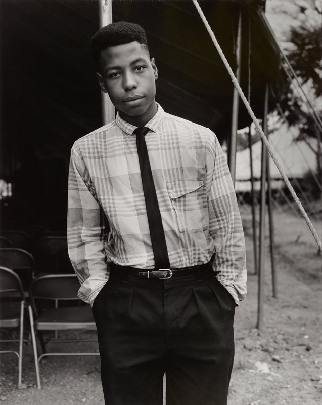 A Young Man After a Tent Revival, Dawoud Bey, 1990