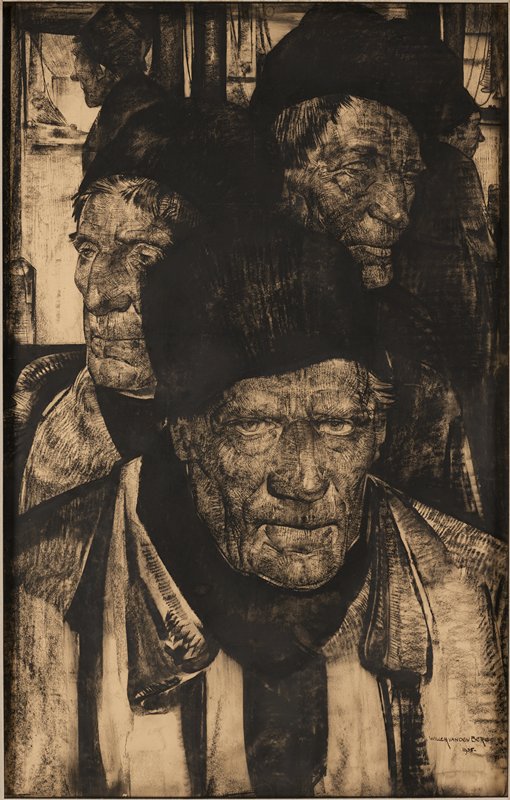 Volendam Fishermen, Willem van den Berg, 1935