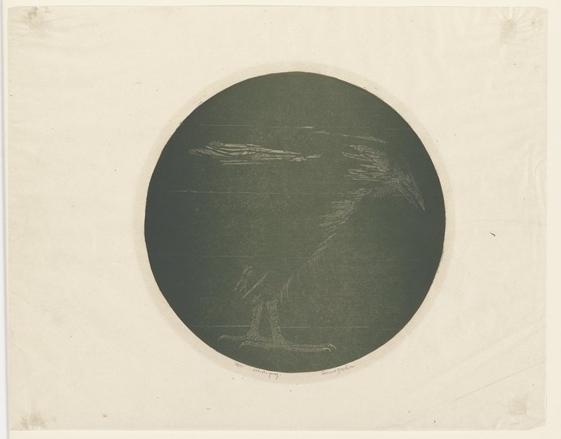 Crow, Leonard Baskin, 20th century