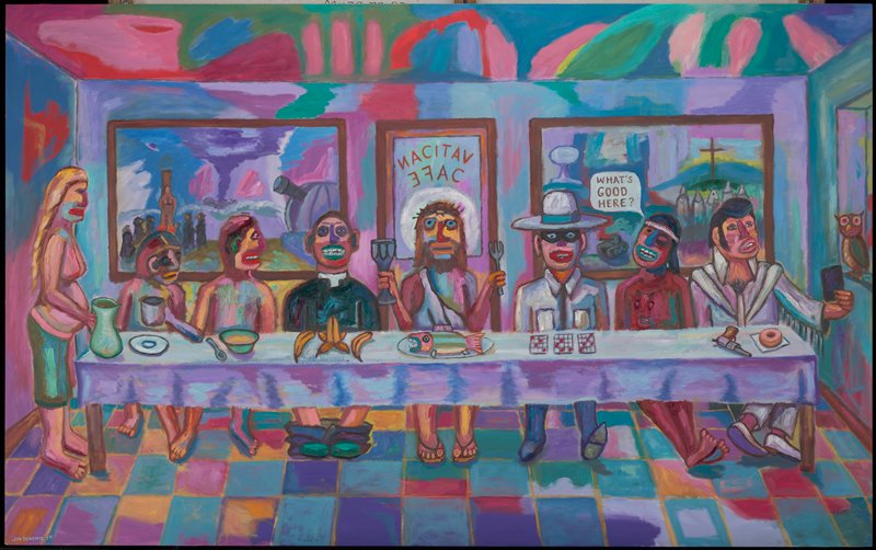 Vatican Cafe, Jim Denomie, 2014