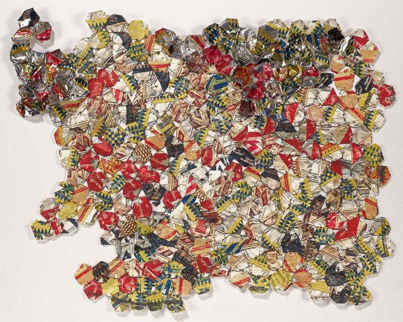 Black and Silver, El Anatsui, 2018