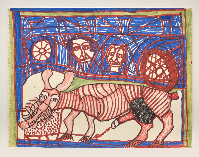 Pig Eating Breakfast, Henry Speller, 1988