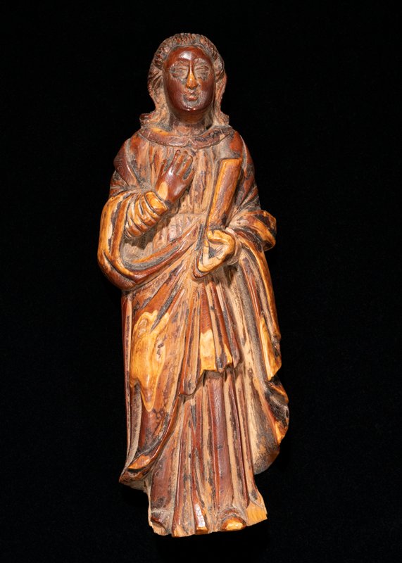 Figure of a saint, 17th-18th century