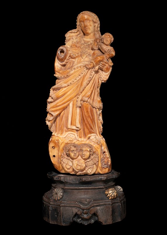 Madonna and Child on crescent moon, 17th-18th century