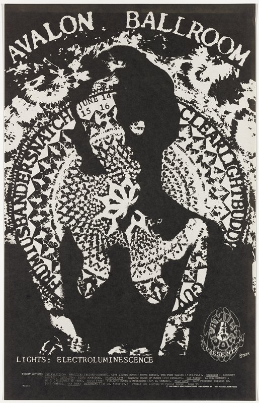 Frumious Bandersnatch, Clearlight, Buddy Guy, Avalon Ballroom, June 14-16, 1968, Larry Stark, 1968