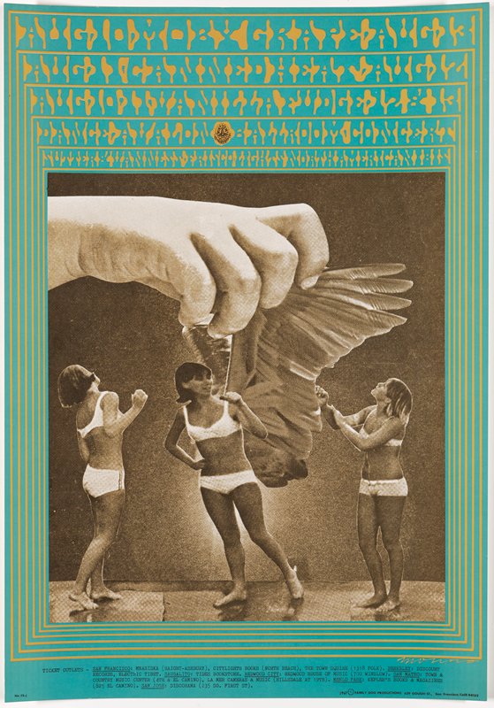 Moby Grape, Canned Heat, Vanilla Fudge, Avalon Ballroom, August 10-13, 1967, Tom Glass, 1967
