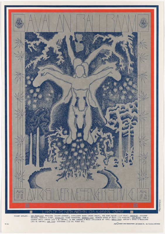 High Yo Silver, Quicksilver Messenger Service, Other Half, Melvin Q, August 17 - 20, Avalon Ballroom, Jack Hatfield, 1967