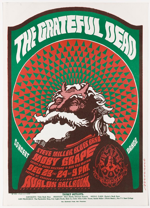Grateful Dead, Steve Miller Blues Band, Moby Grape, Avalon