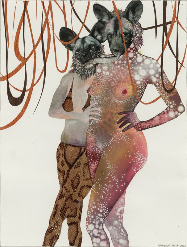 Intertwined, Wangechi Mutu, 2002